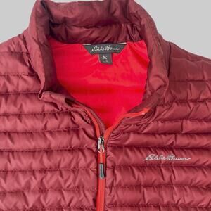 Eddie Bauer Men’s EB700 700 Downlight Vest Rust Packable XL